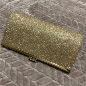 Windsor Glitter Gold Clutch